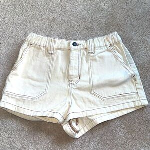 Cream Pacsun Jean shorts